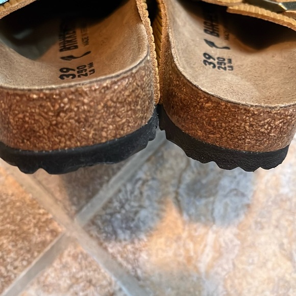 Birkenstock Boston Suede Embossed Clogs Size 8 NEW - Picture 11 of 16